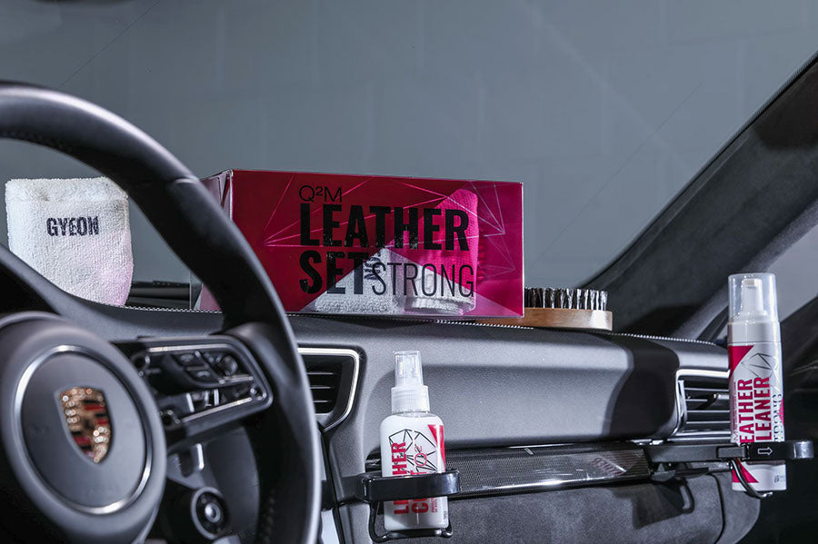 GYEON quartz LeatherSet Strong - Interior Detail Kit - Includes