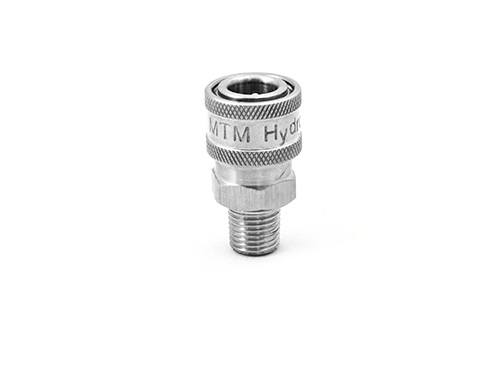 MTM HYDRO - 3/8" Male NPT Stainless Steel Quick Connect